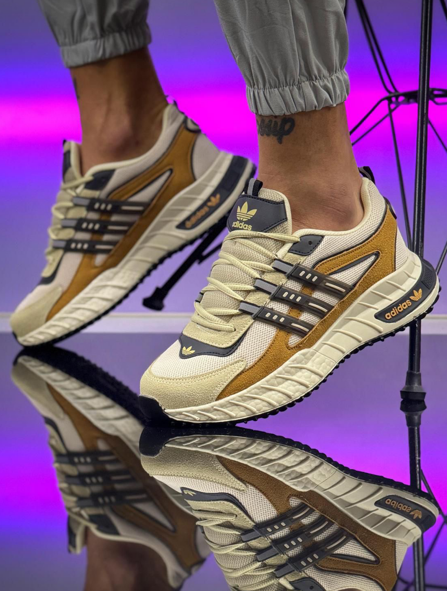 Adidasi A 07 - Bej Camel