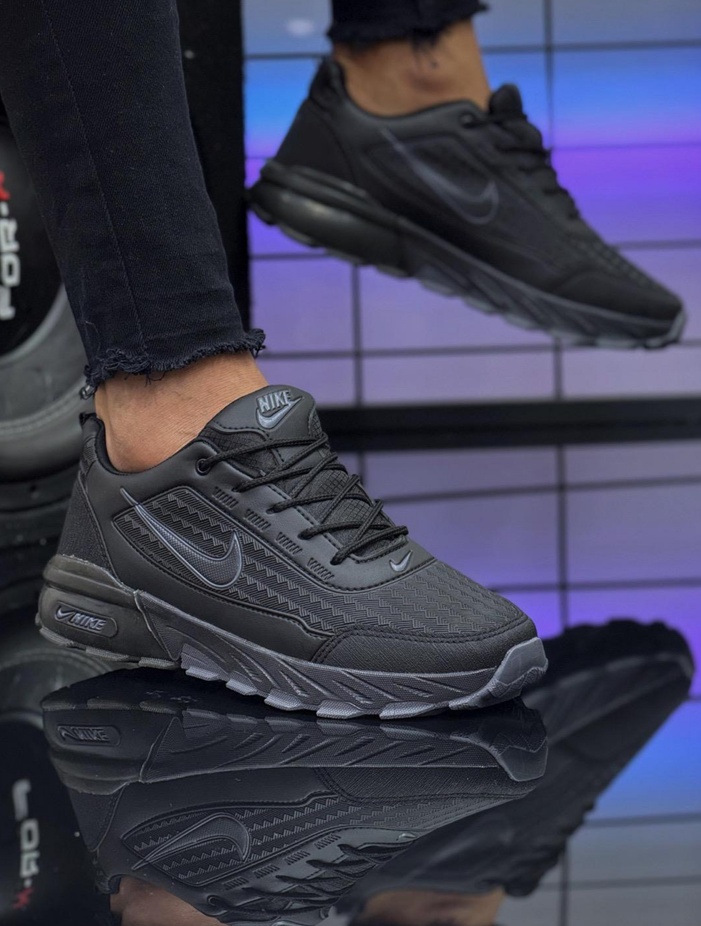 Adidasi NK 01 - Negru Total