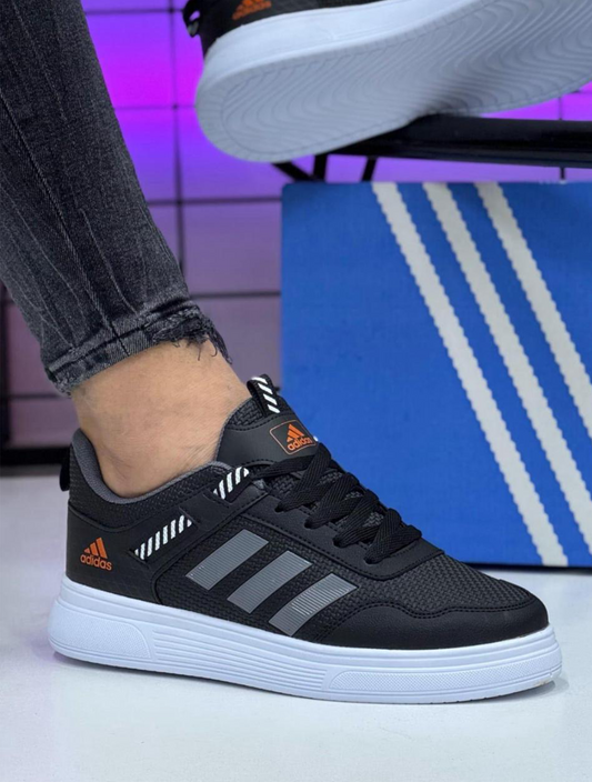 Adidasi A 08 - Negru Gri