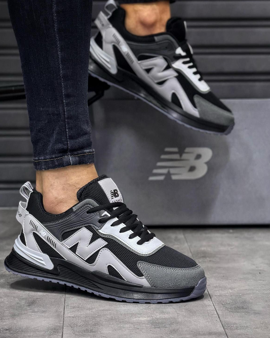 Adidasi NB-077 Negru Gri