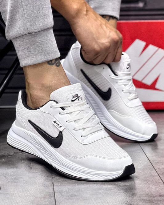 Adidași A-04 Alb Negru