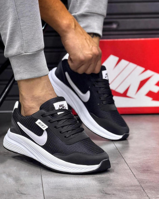 Adidași A-04 Negru Alb